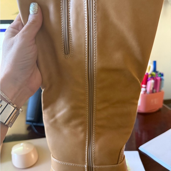 Pierre Dumas Tan Combat & Moto Boots - Picture 7 of 8